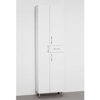 Шкаф пенал Style Line Эко Стандарт 54 Белый арт-ЛС-00000371 — фото 1, Пеналы для ванной комнаты