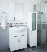 Шкаф пенал Sanflor Глория 32 R Белый арт-С000005705 — фото 3, Пеналы для ванной комнаты