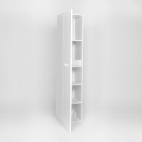 Шкаф пенал VIANT Марсель 30 подвесной Белый арт-VMAR300-PEN — фото 4, Пеналы для ванной комнаты