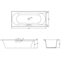 Товар: Чугунная ванна Jacob Delafon Volute 180x80 с антискользящим покрытием арт-E6D900-0 - фото 4 Чугунная ванна Jacob Delafon Volute 180x80 с антискользящим покрытием арт-E6D900-0 — фото 4, Чугунные ванны