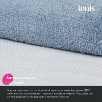 Коврик для ванной комнаты Iddis Base 70х120 Синий арт-BSQL03Mi12 — фото 3, Коврики для ванной комнаты