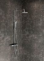 Товар: Душевая система Ravak Termo 300 TE 094.02/150 с термостатом Хром Черная арт-X070162 - фото 2 Душевая система Ravak Termo 300 TE 094.02/150 с термостатом Хром Черная арт-X070162 — фото 2, Душевые стойки