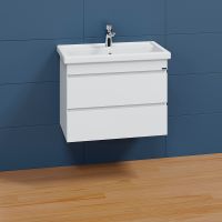 Тумба под раковину СанТа Марс 70 подвесная Белая арт-700294 — фото 1, Тумбы под раковину