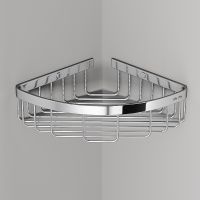 Полка корзина AM.PM Sense L угловая Хром арт-A7452100 — фото 3, Полки для ванной и душа