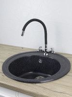 Товар: Смеситель для кухни Viko Хром Черный арт-V-2728 - фото 2 Смеситель для кухни Viko Хром Черный арт-V-2728 — фото 2, Смесители для кухни