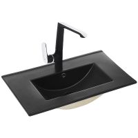 Раковина WeltWasser Deilbach 7517 60 MT-BL Черная матовая арт-10000005571 — фото 1, Раковины встраиваемые сверху