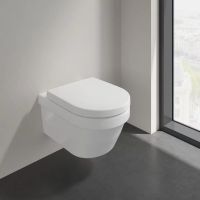 Унитаз Villeroy&Boch Architectura подвесной с сиденьем Микролифт арт-5684HR01 — фото 2, Подвесные унитазы