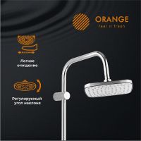 Душевая система Orange O-Shower Хром арт-OW04 — фото 2, Душевые стойки