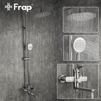 Душевая система Frap H805 Нержавеющая сталь арт-F24805 — фото 2, Душевые стойки