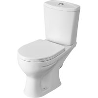 Товар: Унитаз компакт Santeri Ультра с бачком и сиденьем арт-1.P401.3.S00.00B.F - фото 1 Унитаз компакт Santeri Ультра с бачком и сиденьем арт-1.P401.3.S00.00B.F — фото 1, Напольные унитазы