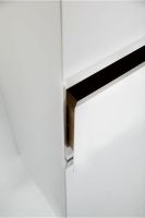 Шкаф пенал Aquanet Йорк 35 R подвесной Белый арт-202095 — фото 4, Пеналы для ванной комнаты