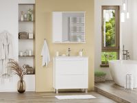 Товар: Тумба с раковиной Misty Атлантик 80 Белая арт-УТ000012713 - фото 6 Тумба с раковиной Misty Атлантик 80 Белая арт-УТ000012713 — фото 6, Тумбы с раковиной