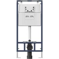 Товар: Комплект унитаза с инсталляцией AM.PM MasterFit с сиденьем Микролифт и Черной матовой клавишей смыва арт-IS100238.DX35C1700 - фото 4 Комплект унитаза с инсталляцией AM.PM MasterFit с сиденьем Микролифт и Черной матовой клавишей смыва арт-IS100238.DX35C1700 — фото 4, Комплекты унитаз + инсталляция