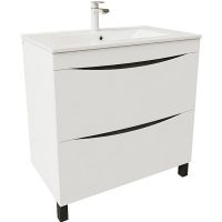 Тумба с раковиной Iddis Cloud 80 Белая арт-CLO80WFi95K — фото 1, Тумбы с раковиной