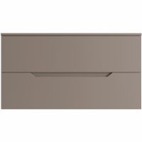 Тумба под раковину Orange Line 100 подвесная Латте матовый арт-Li-100TuLMDF — фото 2, Тумбы под раковину