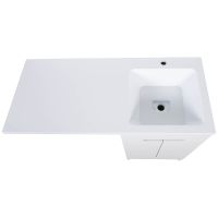 Тумба с раковиной Orange Sistema 120 R Белая арт-STD-120TUW+RAR — фото 11, Тумбы с раковиной