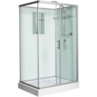 Душевая кабина WeltWasser WW500 Laine 1211 120x90 профиль Хром стекло прозрачное арт-10000003274 — фото 1, Душевые кабины