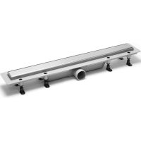 Душевой лоток PlastBrno Design 4 75 с решеткой Хром / под плитку арт-SZA4750 — фото 1, Душевые лотки