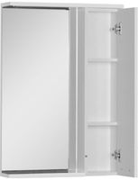 Зеркало со шкафом Aquanet Доминика 60 с подсветкой R Белое арт-171918 — фото 2, Зеркальные шкафы в ванную