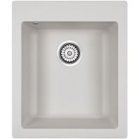 Кухонная мойка Paulmark Kante 40 Белая арт-PM104249-WH — фото 1, Кухонные мойки