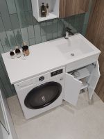 Товар: Тумба с раковиной Orange Kandy 110 R Белый глянец арт-OPKD-110TUW+RAR - фото 3 Тумба с раковиной Orange Kandy 110 R Белый глянец арт-OPKD-110TUW+RAR — фото 3, Тумбы с раковиной