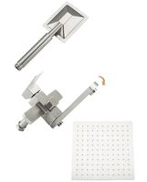 Душевая система Frap H802 Нержавеющая сталь арт-F24802 — фото 9, Душевые стойки