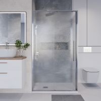 Душевой уголок Niagara Nova 120х80 профиль Хром стекло шиншилла арт-NG-65-12CH-CH80-34 — фото 2, Прямоугольные душевые уголки