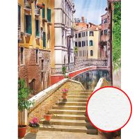 Фреска Ortograf Городской пейзаж 3810 Фактура бархат FX Флизелин (2*2,7) Бежевый, Город арт-3810 (бархат FX) — фото 1, Фрески