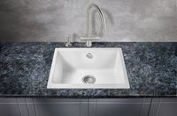 Кухонная мойка Milacio Leon 55 Cuarzo Белая арт-MC.77082 — фото 2, Кухонные мойки