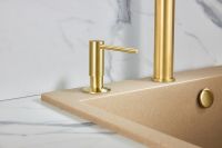 Дозатор для жидкого мыла Milacio Ultra Золото брашированное арт-MC.931.GD — фото 3, Дозаторы