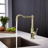 Смеситель для кухни Aquatek Классик Полированное золото арт-AQ1580PG — фото 7, Смесители для кухни