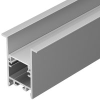 Профиль алюминиевый Arlight Comfort встраиваемый Серебристый арт-031764 — фото 1, Профили для светодиодных лент