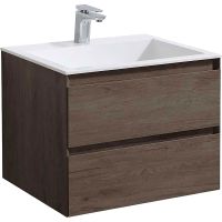 Тумба под раковину Vincea Luka 60 подвесная R.Oak арт-VMC-2L600RO — фото 2, Тумбы под раковину