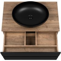 Товар: Тумба под раковину Brevita Dakota 80 подвесная Черный кварц Дуб Галифакс олово арт-DAK-09080-19/02-2Я - фото 5 Тумба под раковину Brevita Dakota 80 подвесная Черный кварц Дуб Галифакс олово арт-DAK-09080-19/02-2Я — фото 5, Тумбы под раковину