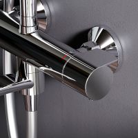 Душевая система AM.PM X-Joy с термостатом Хром арт-F0785A500 — фото 10, Душевые стойки