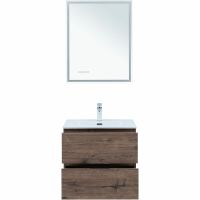 Тумба под раковину Aquanet Алвита New 60 подвесная Дуб веллингтон табак арт-334184 — фото 7, Тумбы под раковину