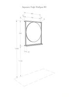 Зеркало Aquaton Лофт Фабрик 80 Дуб эндгрейн арт-1A242602LTDU0 — фото 3, Зеркала в ванную комнату