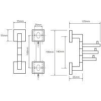Тройной крючок Bemeta Beta Хром арт-132206072 — фото 2, Крючки для полотенец