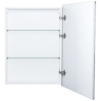 Зеркальный шкаф Iddis Zodiac 60 с подсветкой Белый арт-ZOD6000i99 — фото 3, Зеркальные шкафы в ванную