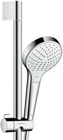 Душевой гарнитур Hansgrohe Croma Select S Хром Белый арт-26566400 — фото 2, Душевые гарнитуры на штанге