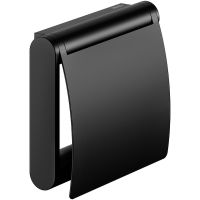 Держатель туалетной бумаги Keuco Plan 14960 370000 с крышкой Черный матовый арт-14960370000 — фото 1, Держатели туалетной бумаги