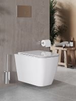 Унитаз Agger подвесной с сиденьем Микролифт арт-AT04100 — фото 8, Подвесные унитазы