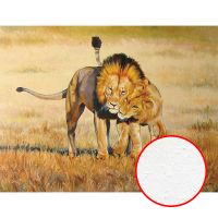 Фреска Ortograf Животные 8230 Фактура бархат FX Флизелин (1,7*1,3) Оранжевый, Животные/Живопись арт-8230 (бархат FX) — фото 1, Фрески