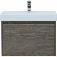 Тумба с раковиной Aquanet Nova Lite 75 подвесная Дуб рошелье арт-245242 — фото 3, Тумбы с раковиной