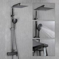 Душевая система Gappo G17-9 Оружейная сталь арт-G2417-9 — фото 1, Душевые стойки