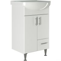 Тумба под раковину Mixline Веста 52 Белая арт-528382 — фото 1, Тумбы под раковину