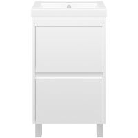 Тумба с раковиной Misty Алиса 50 Белая арт-УТ000011550 — фото 2, Тумбы с раковиной