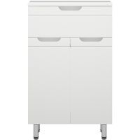 Товар: Тумба Corozo Лея 50 Белая арт-SD-00001510 - фото 2 Тумба Corozo Лея 50 Белая арт-SD-00001510 — фото 2, Комоды и тумбы для ванной комнаты