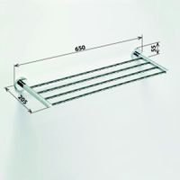 Полка для полотенец Bemeta Omega Хром арт-104105082 — фото 2, Полки для полотенец