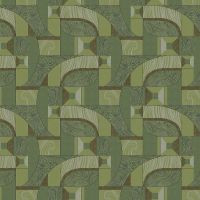 Обои Andrea Grifoni Palazzo Ducale Флизелин (1,06*10,05) Зеленый, Геометрия арт-7010-3 — фото 1, Обои для стен